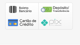 Formas de pagamento disponíveis